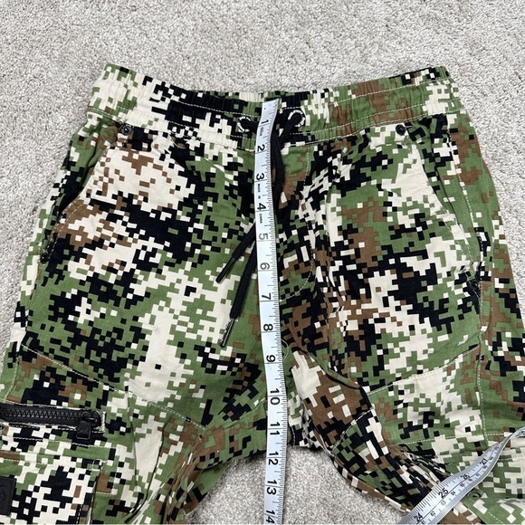 Dogg Supply by Snoop Dogg Men’s Pull On Elastic Waist Cargo Pants Army Camo XS - Picture 12 of 15